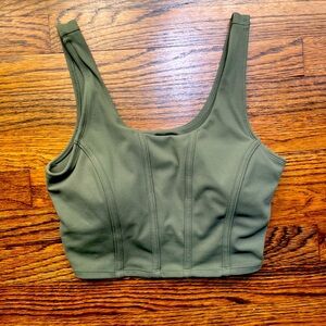 Olive Green Women's Intimate Top